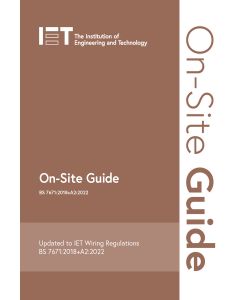 IET On-Site Guide BS7671 2022 8th Edition