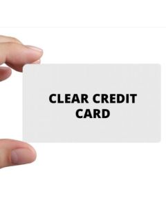 RFID Electrcicity Meter Clear-Credit Card