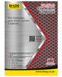 Di-Log DLCFLB Fire Detection and Alarm System Logbook