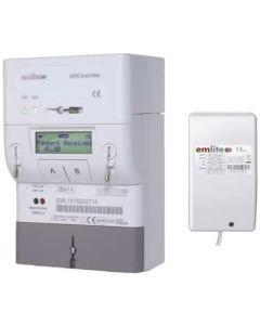 Emlite Smart Pre-pay Meter with off-peak EMA1-TOPUP and PMM1280 BUNDLE for WATER