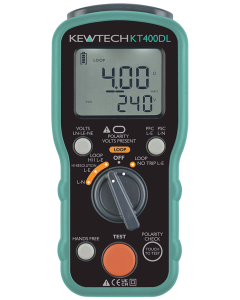 Kewtech KT400DL Loop Impedance / PSC Tester