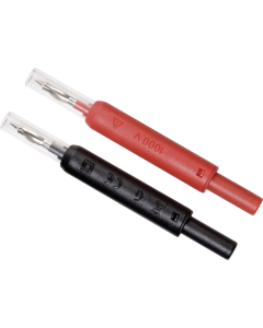 Chauvin Arnoux P01102128Z connector Red/Black (pair)