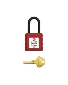 Martindale PAD21RD Padlock with Insulated Nylon Shackle