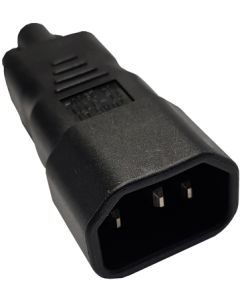 IEC C14 to C5 BS EN 60320 Mains Adapter