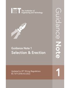 IET Guidance Note 1 Selection and Erection 9th Edition