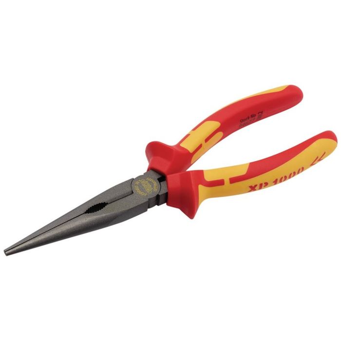 Draper XP1000 VDE Long Nose Pliers 200mm 94627