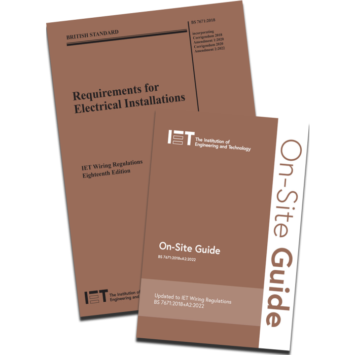 IET Wiring Regulations 18th Edition BS 7671 2022 Plus On Site Guide