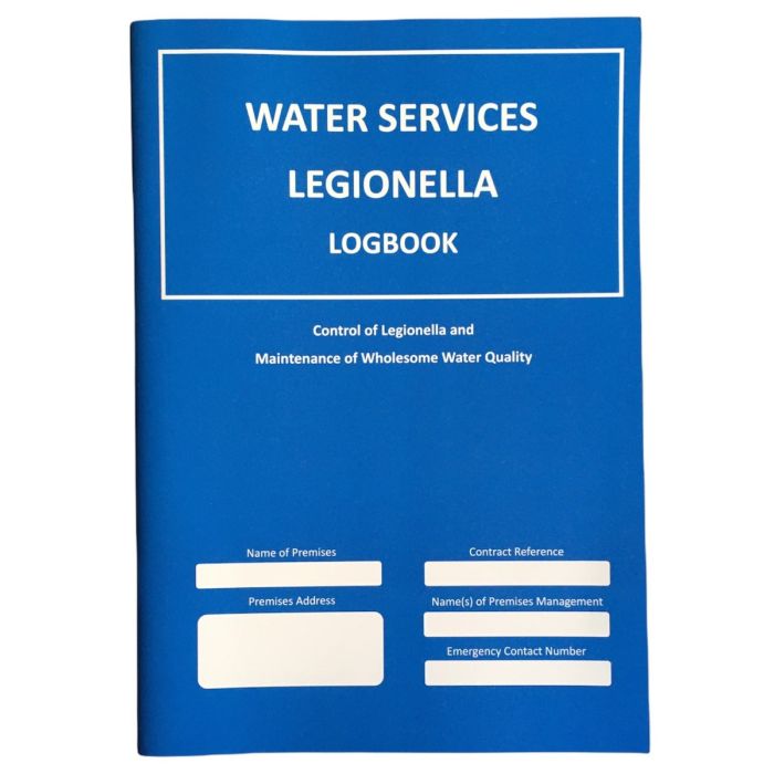 Docs-Store Water Services, Legionella Logbook