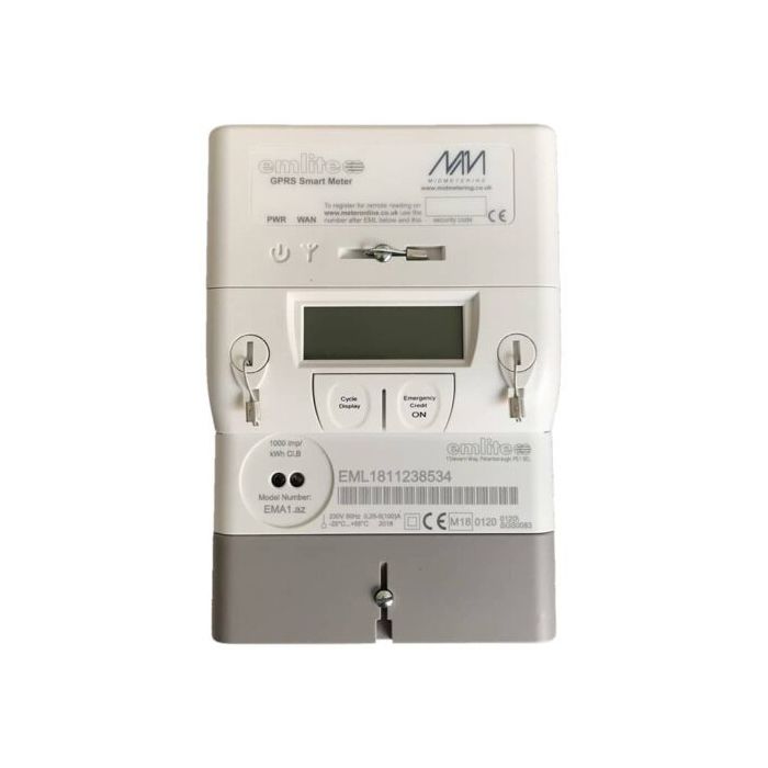 EMGSM1 Single Phase Smart Meter with Modem and SIM Card