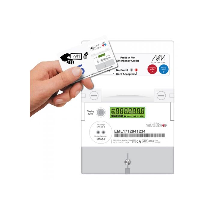 Em-Lite EMA1.z MP21 / MP22 Single Phase Prepayment Meter