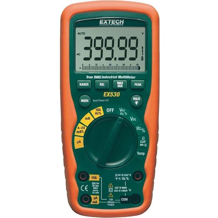 Extech EX530 11 Function Heavy Duty IP67 TRMS MultiMeter