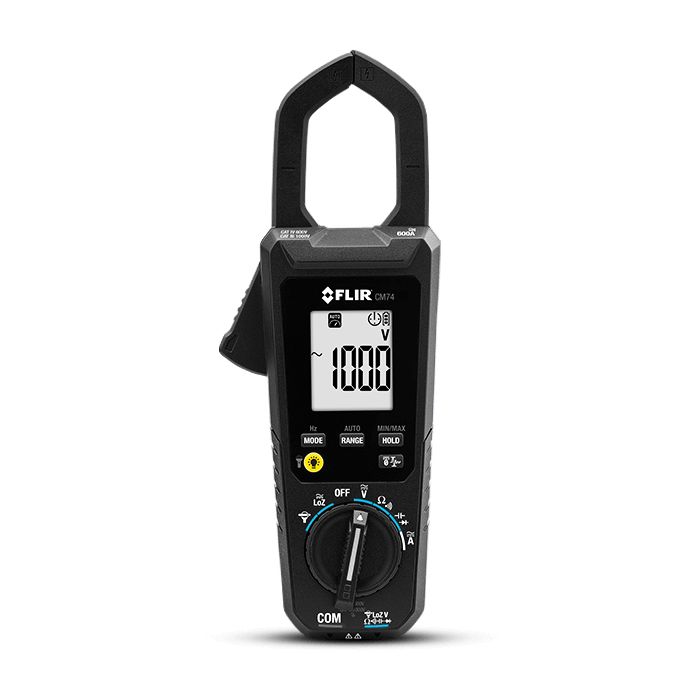 FLIR CM74 TRMS Clamp Meter with VFD mode 