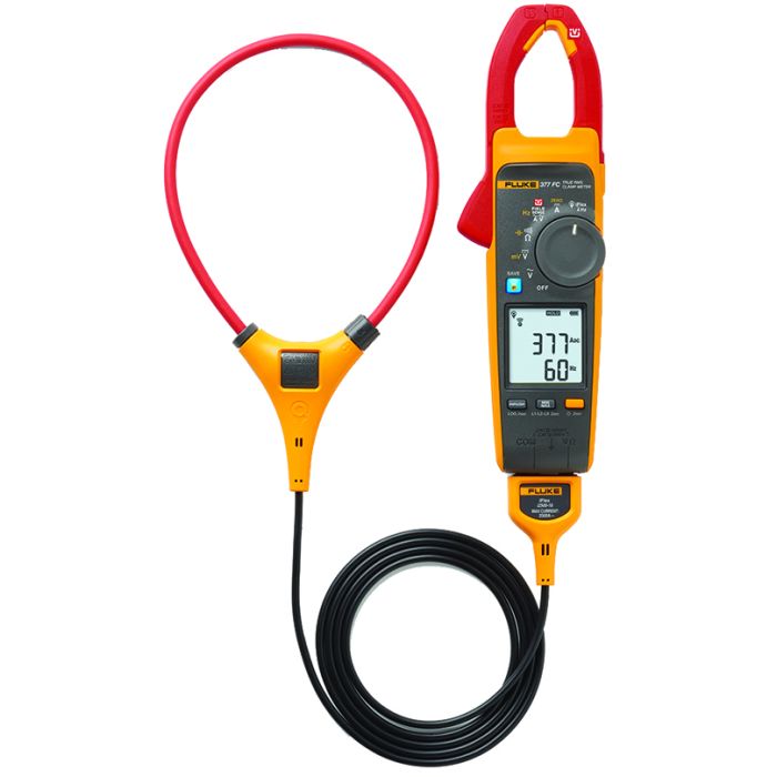 Fluke 377 FC TRMS Non-Contact Voltage AC-DC Clamp Meter with iFlex