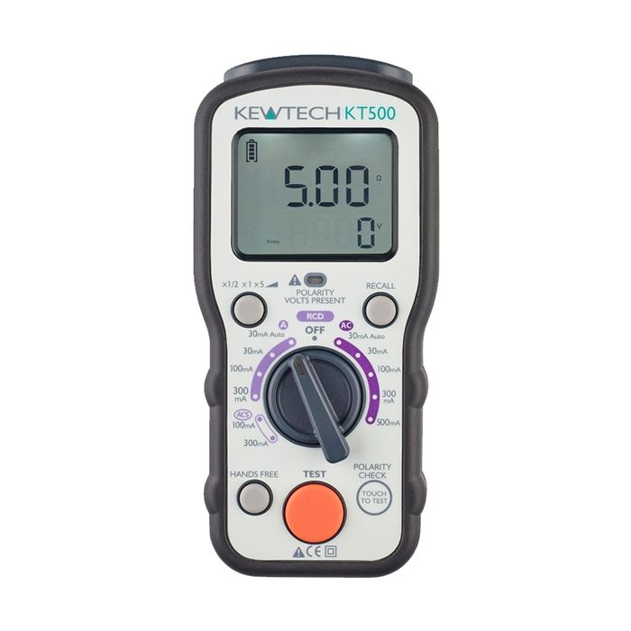 Kewtech KT500 RCD Tester