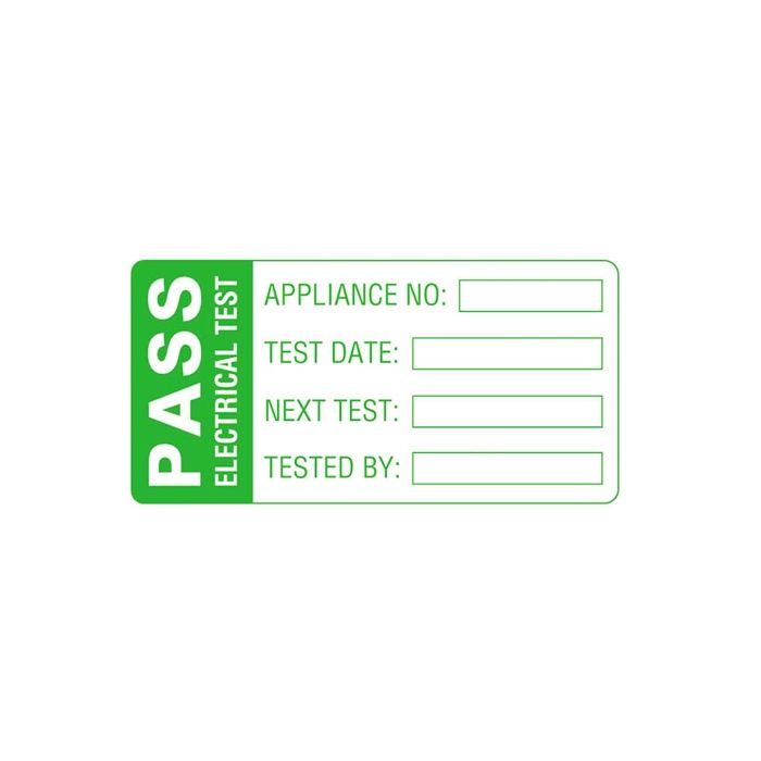 Martindale LAB2 Large PASS PAT Test Labels 