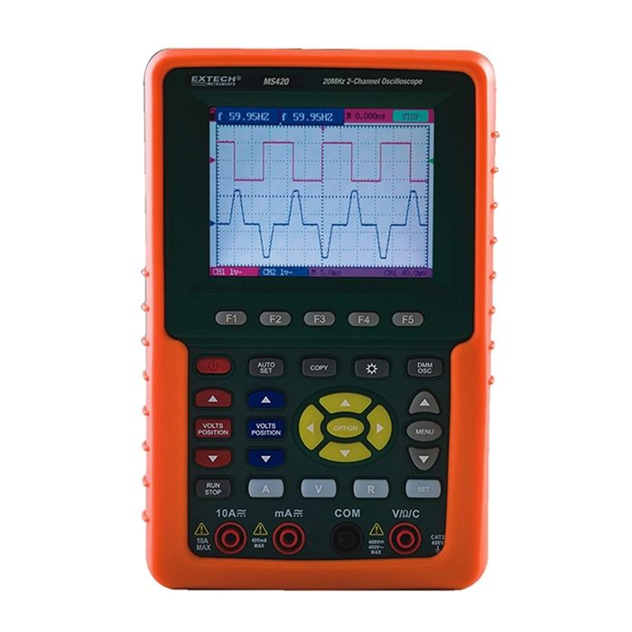 Extech MS420 20MHz 2-Channel Digital Oscilloscope