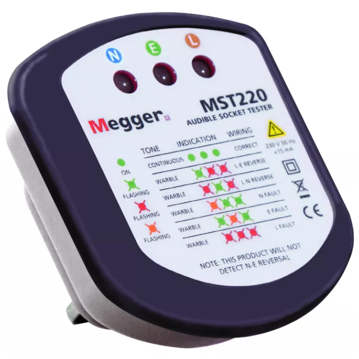 Megger MST220 Audible Socket Tester 2008-230