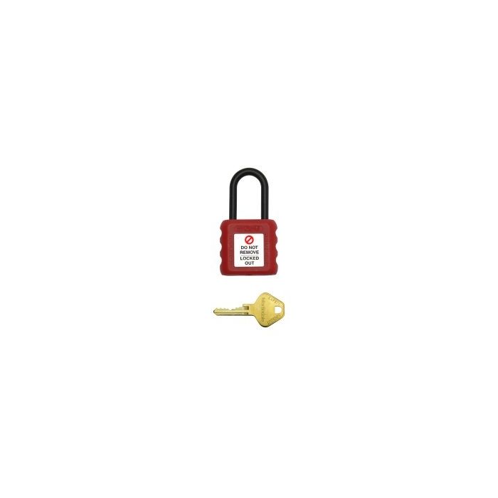 Martindale PAD21RD Padlock with Insulated Nylon Shackle