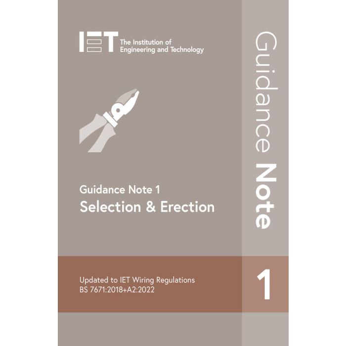 IET Guidance Note 1 Selection and Erection 9th Edition