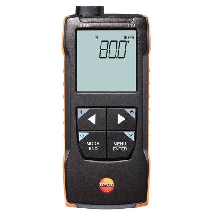 Testo 110 NTC and Pt100 Temperature Measuring Instrument 0563 0110