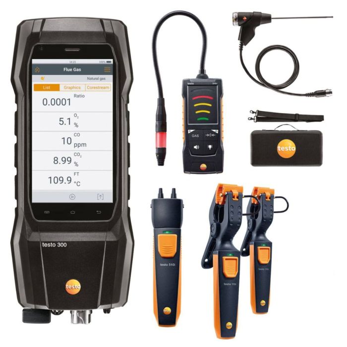 Testo 915i Wireless Thermometer with Flexible TC Type K Temperature Probe  and Bluetooth Smartphone Operation