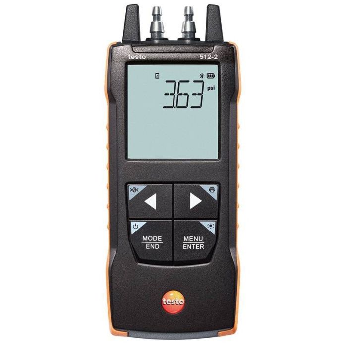 Testo 512-2 Digital Differential Pressure Measuring Instrument 0563 2512