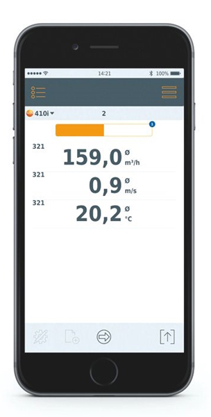 Testo Smart 405i Anemometer