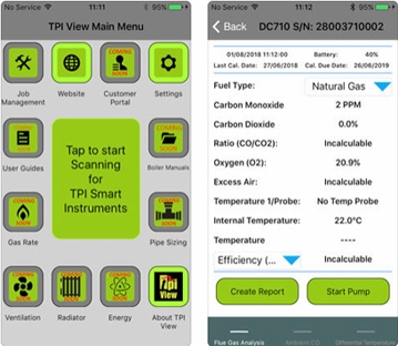 TPI View Screen Samples