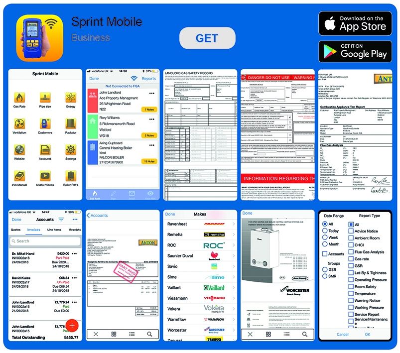Sprint Mobile App Screens