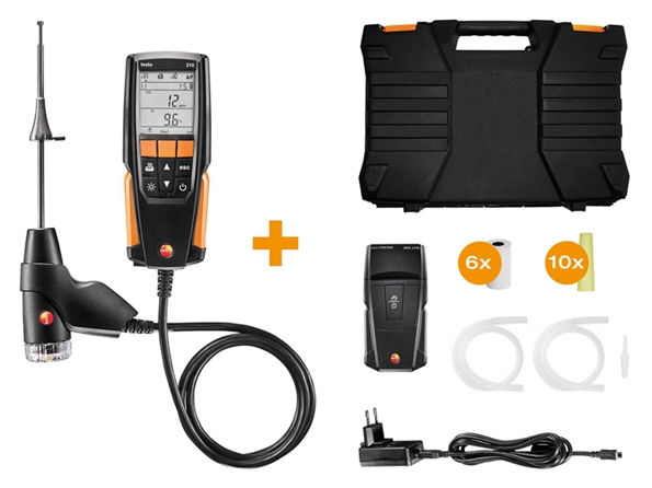 The Testo 310 Printer Kit Comes Supplied With: