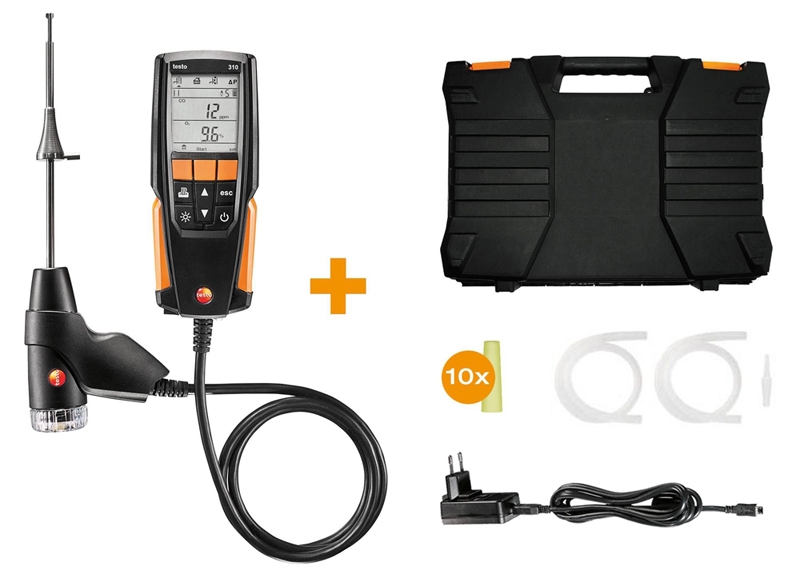 The Testo 310 Comes Supplied With: