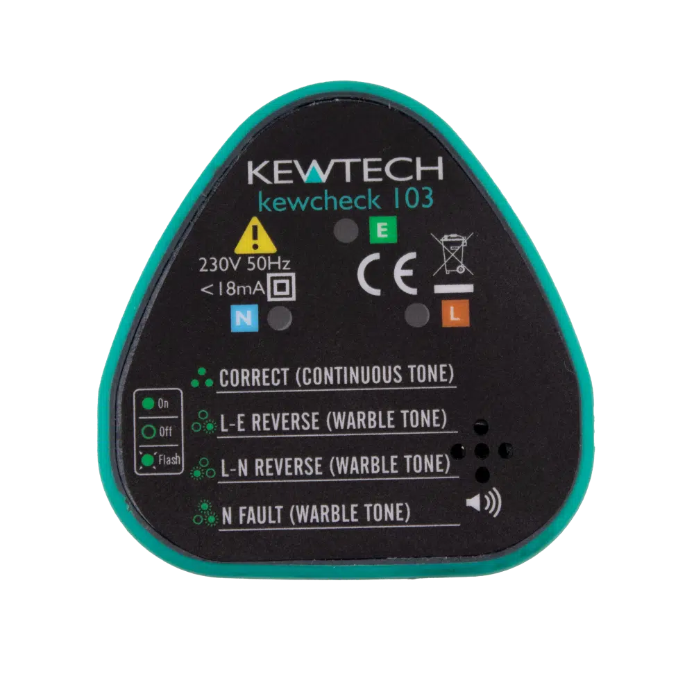 Kewtech KEWCHECK103 Audible Socket Tester