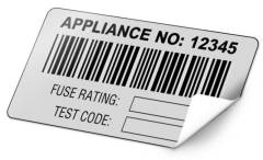 Martindale BAR1 Barcoded PAT Test Appliance Labels x 500
